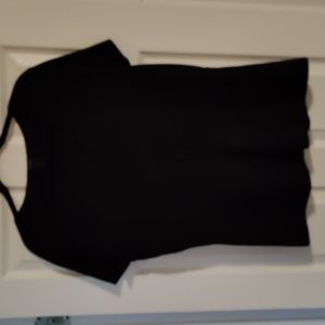 Ann Taylor Short Sleeve Black Sweater